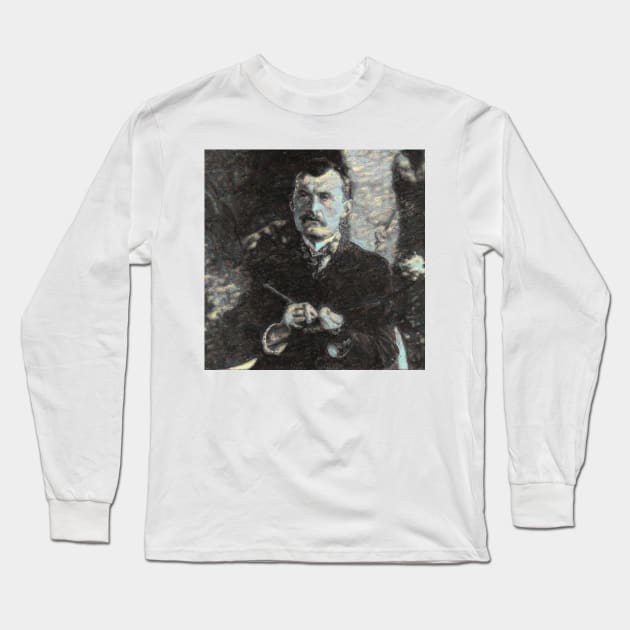 Edvard Munch Long Sleeve T-Shirt by Blank Kunst